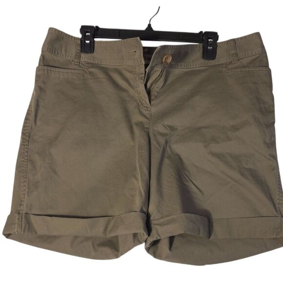 J. Jill Pants - J. Jill Women's Stretch Khaki Bermuda Shorts Size 14